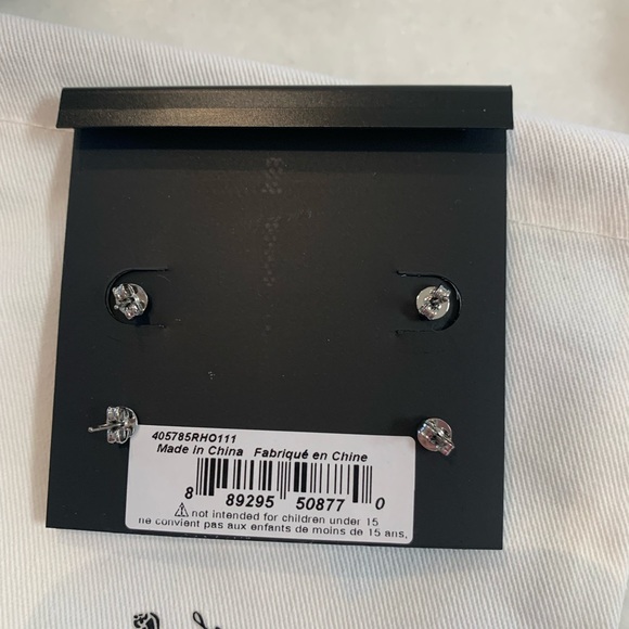 NWT Coach Signature and Stone Stud Earrings Set - Picture 4 of 7